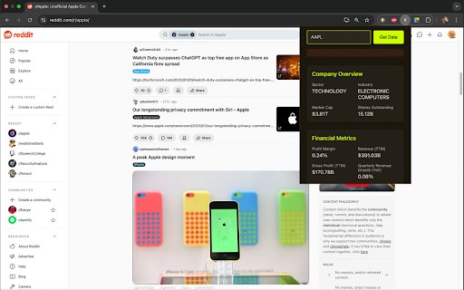Robinhood Stock Info Enhancer  from Chrome web store to be run with OffiDocs Chromium online