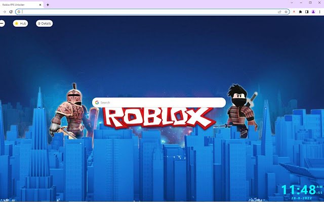 Roblox FPS Unlocker 2022 [New Tab BG]  from Chrome web store to be run with OffiDocs Chromium online