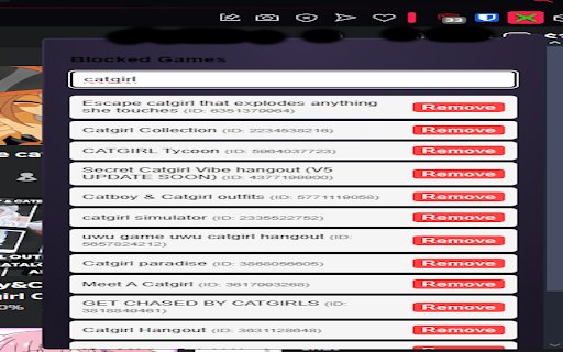 Roblox Game Blocker from Chrome web store to be run with OffiDocs Chromium online Roblox Game Blocker from Chrome web store to be run with OffiDocs Chromium online