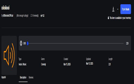 Roblox Old Audio Icon Replacer  from Chrome web store to be run with OffiDocs Chromium online