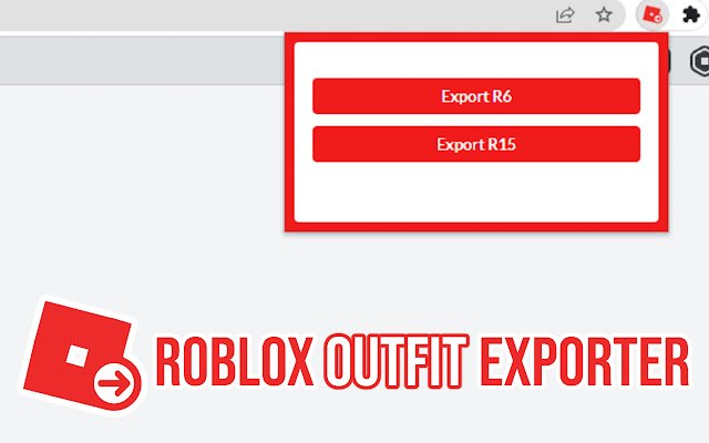 Roblox Outfit Exporter  from Chrome web store to be run with OffiDocs Chromium online