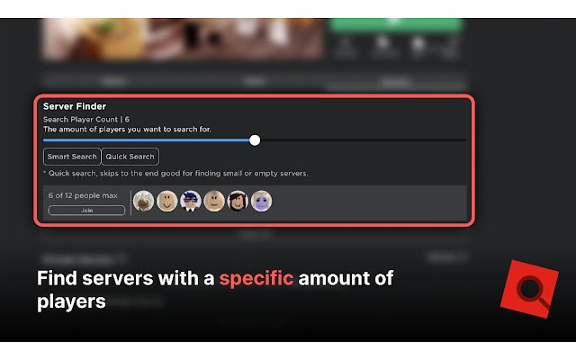 Roblox Server Finder  from Chrome web store to be run with OffiDocs Chromium online