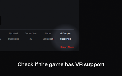 Roblox VR Looker  from Chrome web store to be run with OffiDocs Chromium online