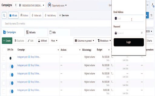 RoboMarketer AI Ads Copilot 1.0  from Chrome web store to be run with OffiDocs Chromium online
