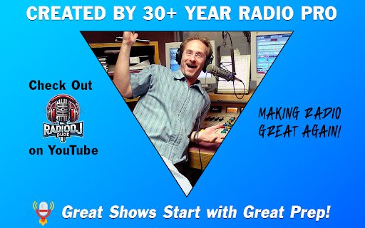 Robo Show Prep from RadioDJ Dude  from Chrome web store to be run with OffiDocs Chromium online