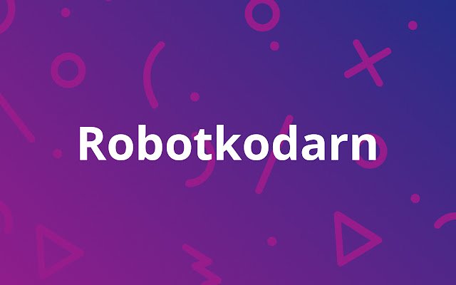 Robotkodarn  from Chrome web store to be run with OffiDocs Chromium online