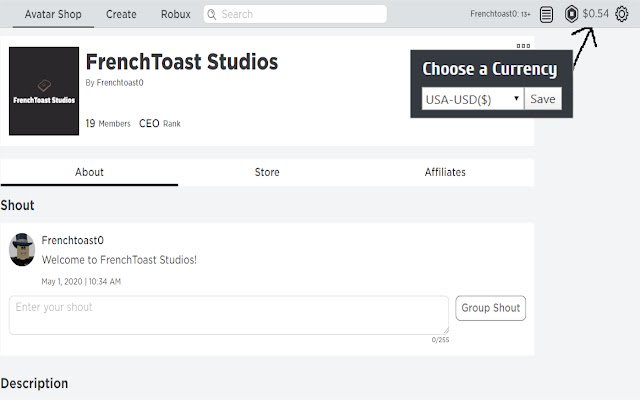 Robux To Money  from Chrome web store to be run with OffiDocs Chromium online
