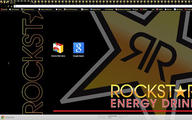 Rockstar Energy theme  from Chrome web store to be run with OffiDocs Chromium online