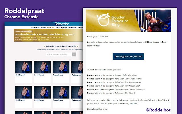 Roddelpraat Gouden Televisie Ring  from Chrome web store to be run with OffiDocs Chromium online Roddelpraat Gouden Televisie Ring  from Chrome web store to be run with OffiDocs Chromium online