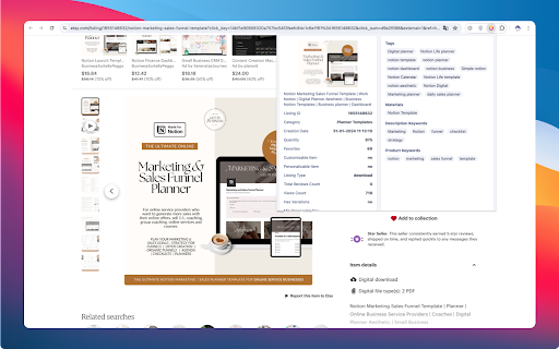 Roketfy Etsy SEO  from Chrome web store to be run with OffiDocs Chromium online Roketfy Etsy SEO  from Chrome web store to be run with OffiDocs Chromium online