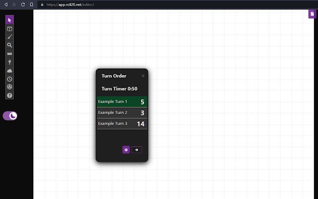 Roll20 Made Easlier  from Chrome web store to be run with OffiDocs Chromium online