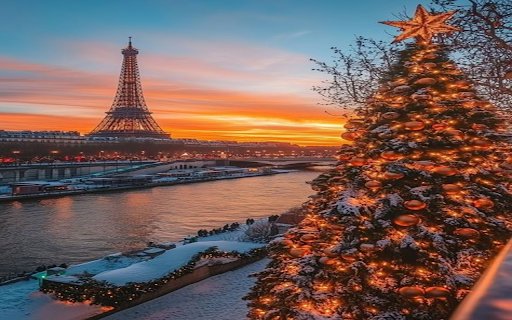 Romantic winter wallpaper  from Chrome web store to be run with OffiDocs Chromium online