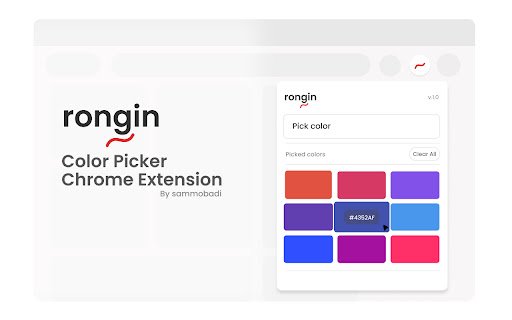 Rongin Color Picker  from Chrome web store to be run with OffiDocs Chromium online