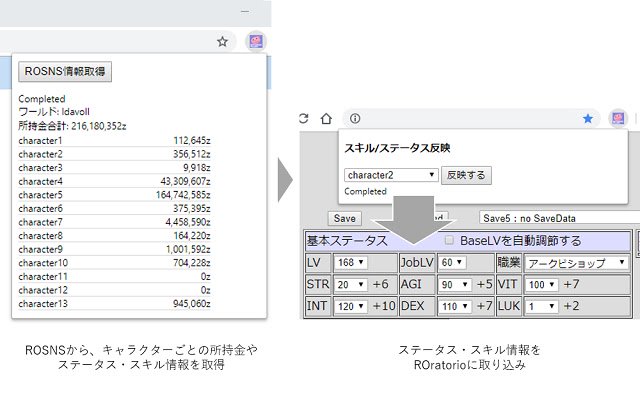 ROratorioExt из интернет-магазина Chrome будет работать с онлайн-версией OffiDocs Chromium