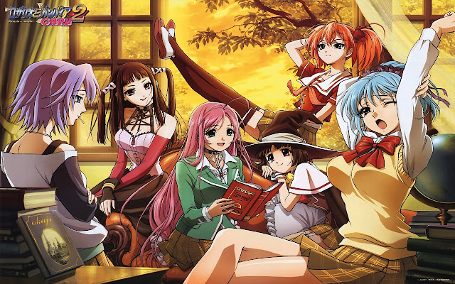 Rosario Vampire girls theme  from Chrome web store to be run with OffiDocs Chromium online