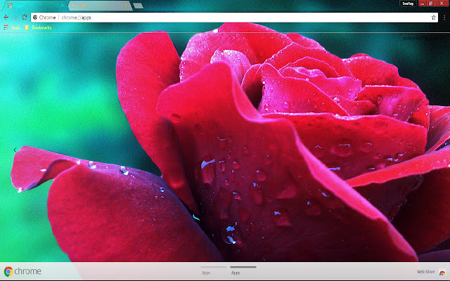 Rose Water Drop 1920*1080 מחנות האינטרנט של Chrome להפעלה עם OffiDocs Chromium מקוון