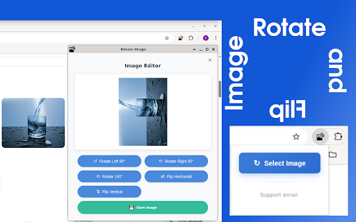 Rotate Image  from Chrome web store to be run with OffiDocs Chromium online