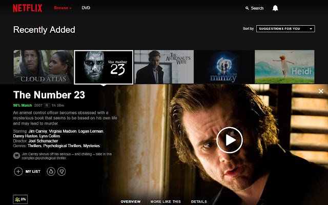 Rotten Netflix  from Chrome web store to be run with OffiDocs Chromium online