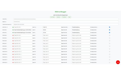 RSS to Blogger  from Chrome web store to be run with OffiDocs Chromium online