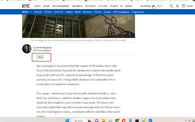 RTE.IE Read Aloud  from Chrome web store to be run with OffiDocs Chromium online