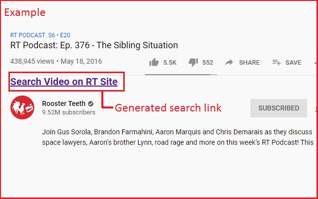 RT Video Finder  from Chrome web store to be run with OffiDocs Chromium online