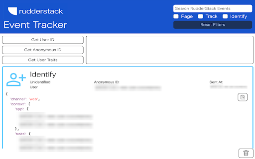 RudderStack Event Tracker  from Chrome web store to be run with OffiDocs Chromium online