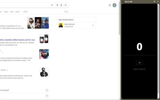 Rule of 100  from Chrome web store to be run with OffiDocs Chromium online