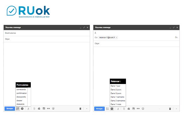 Ruok PlugIn จาก Chrome เว็บสโตร์ที่จะทำงานร่วมกับ OffiDocs Chromium ออนไลน์