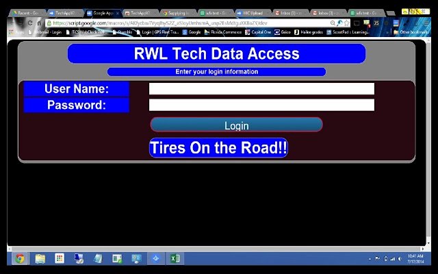 RWL_TechAppV2.1_ din magazinul web Chrome va fi rulat cu OffiDocs Chromium online