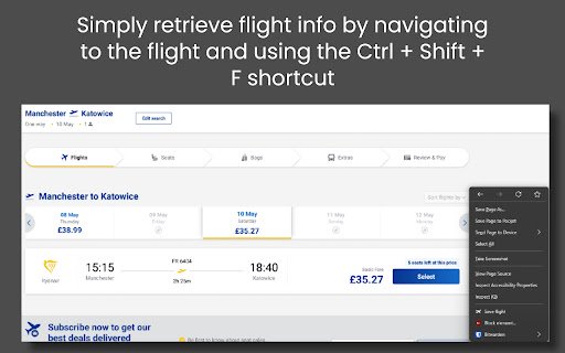 Ryanair‑WizzAir Scraper  from Chrome web store to be run with OffiDocs Chromium online