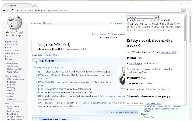 RychleSlovniky  from Chrome web store to be run with OffiDocs Chromium online RychleSlovniky  from Chrome web store to be run with OffiDocs Chromium online