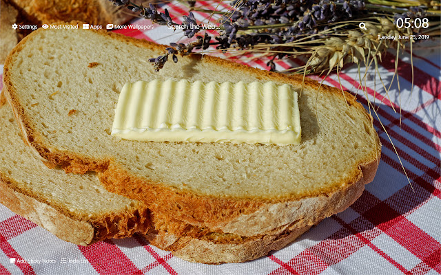 Rye Bread Wallpaper HD New Tab Theme  from Chrome web store to be run with OffiDocs Chromium online