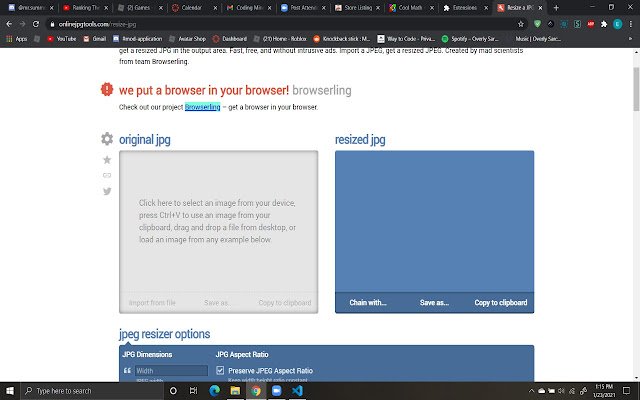 SafeLink mula sa Chrome web store na tatakbo sa OffiDocs Chromium online