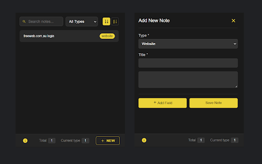 Safenotes  from Chrome web store to be run with OffiDocs Chromium online