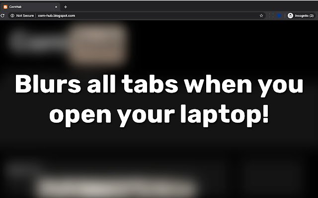 Safe Open Browser Blurring  from Chrome web store to be run with OffiDocs Chromium online