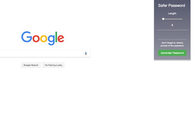 SaferPassword  from Chrome web store to be run with OffiDocs Chromium online