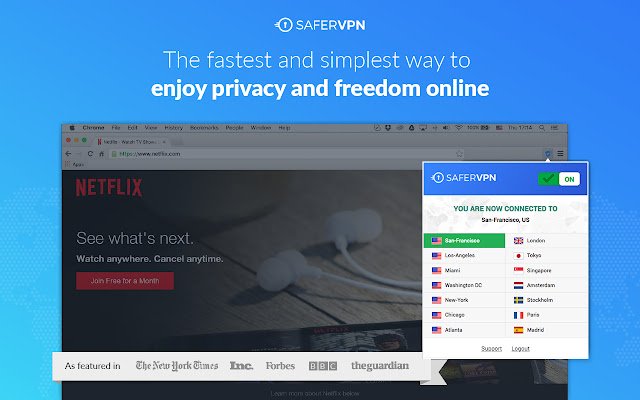 SaferVPN Proxy Free Fast Privacy App from Chrome web store to be run with OffiDocs Chromium online SaferVPN Proxy Free Fast Privacy App from Chrome web store to be run with OffiDocs Chromium online