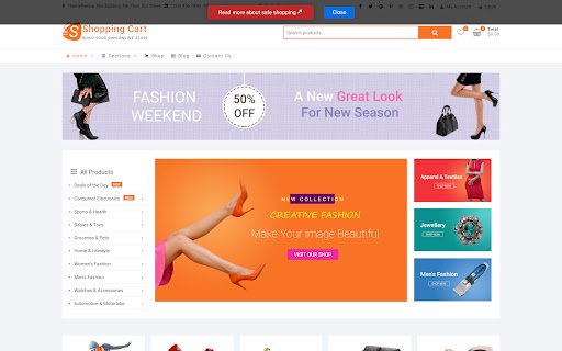 SafeShopping  from Chrome web store to be run with OffiDocs Chromium online