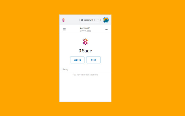 SageWallet dal Chrome Web Store da eseguire con OffiDocs Chromium online