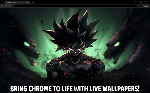 Saiyan Warrior Goku Live Wallpaper  from Chrome web store to be run with OffiDocs Chromium online
