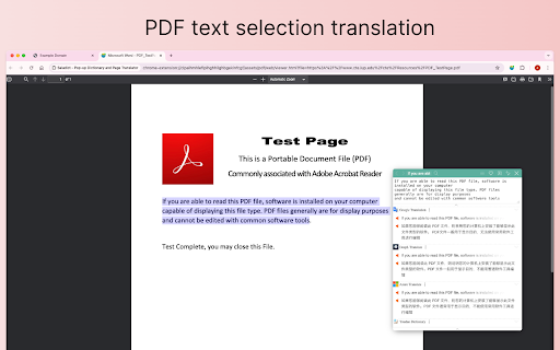 Saladict: Online Dictionary  Text Selection Translation  from Chrome web store to be run with OffiDocs Chromium online
