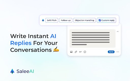 Salee AI LinkedIn Automation Tool  from Chrome web store to be run with OffiDocs Chromium online