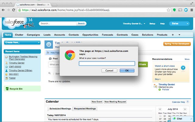 Salesforce Case Search  from Chrome web store to be run with OffiDocs Chromium online