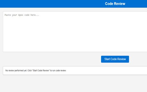Salesforce Code Review by NavForce  from Chrome web store to be run with OffiDocs Chromium online