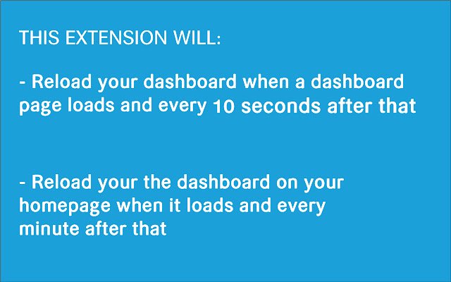 Salesforce Dashboard Refresher ze sklepu internetowego Chrome do uruchomienia z OffiDocs Chromium online