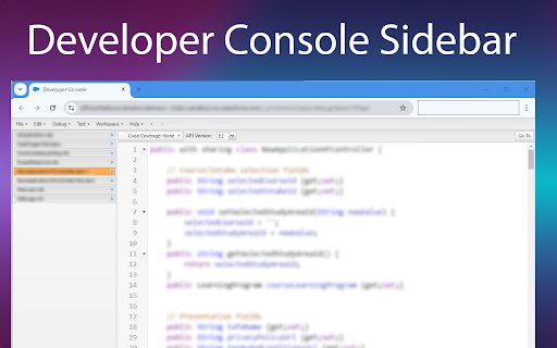 Salesforce Developer Console Sidebar  from Chrome web store to be run with OffiDocs Chromium online Salesforce Developer Console Sidebar  from Chrome web store to be run with OffiDocs Chromium online