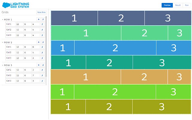 Salesforce Lightning Grid System از فروشگاه وب Chrome با OffiDocs Chromium به صورت آنلاین اجرا می شود