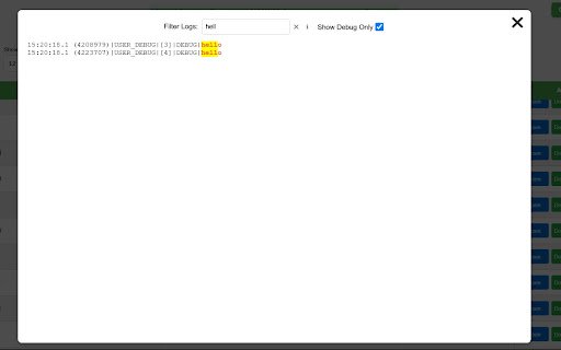 Salesforce LogXplorer  from Chrome web store to be run with OffiDocs Chromium online