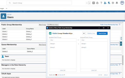 Salesforce Niknax  from Chrome web store to be run with OffiDocs Chromium online