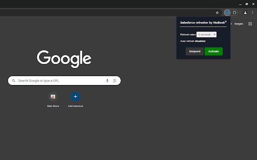 Salesforce refresher by WuBook  from Chrome web store to be run with OffiDocs Chromium online